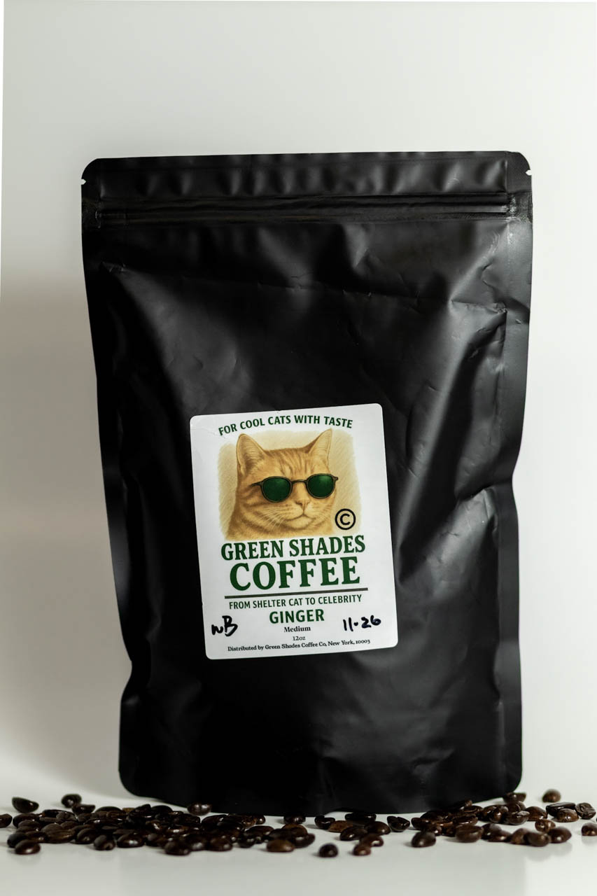 Ginger medium roast coffee beans